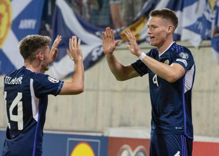 Scott McTominay e Billy Gilmour in nazionale scozzese