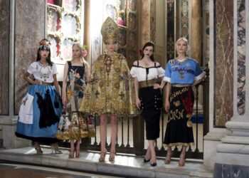 Sfilata di Dolce e Gabbana a Napoli
